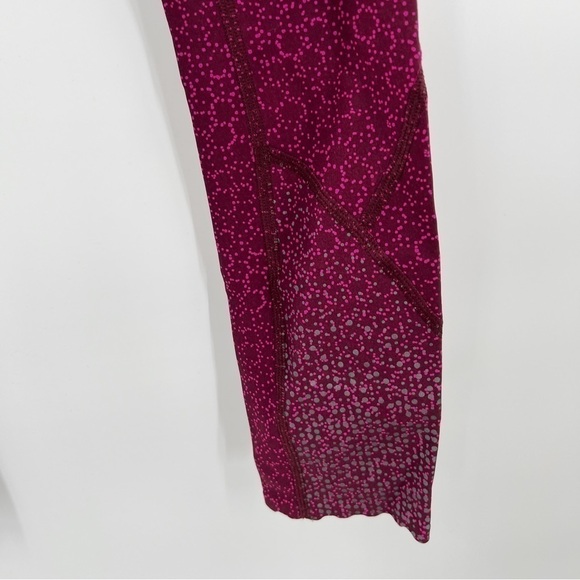 LULULEMON tight stuff tight raspberry floral size 4 - Picture 7 of 11
